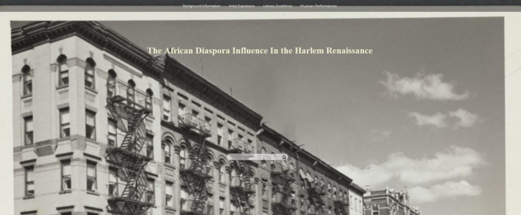 The African Diaspora Influence in the Harlem Renaissance by Blayze Davis