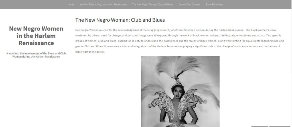 The New Negro Woman: Club and Blues by Tianna Odom